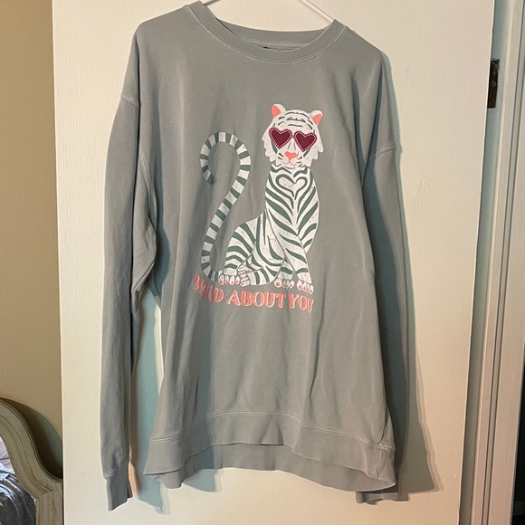 LIVING FULLY BY M ERVIN SWEATSHIRT - Picture 1 of 2